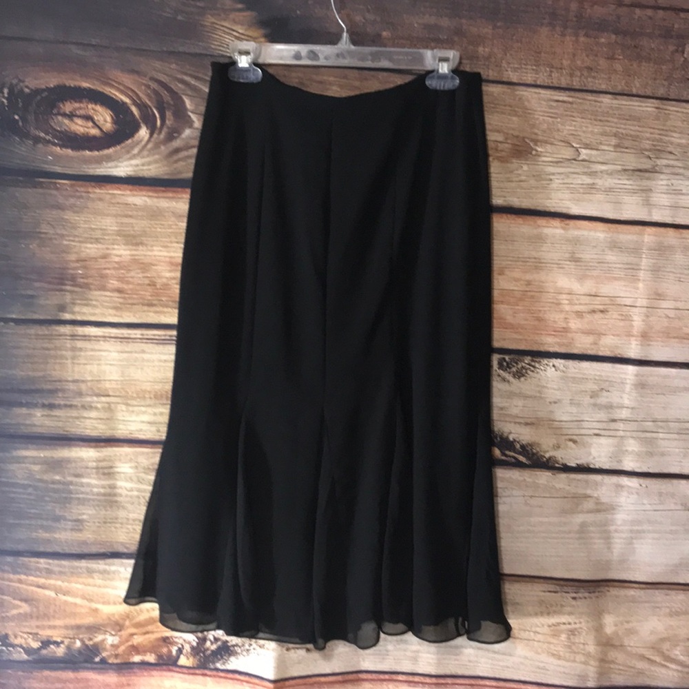J S Edward  Maxi skirt. Size 8 black